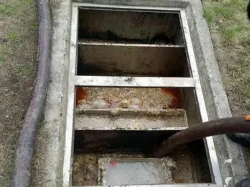 斗门隔油池清理