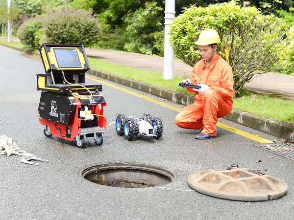 斗门管道机器人检测